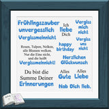 Digiset Vergissmeinnicht Plotten, Sublimation, Drucken, Digistamp, Digipaper ! - Sewando