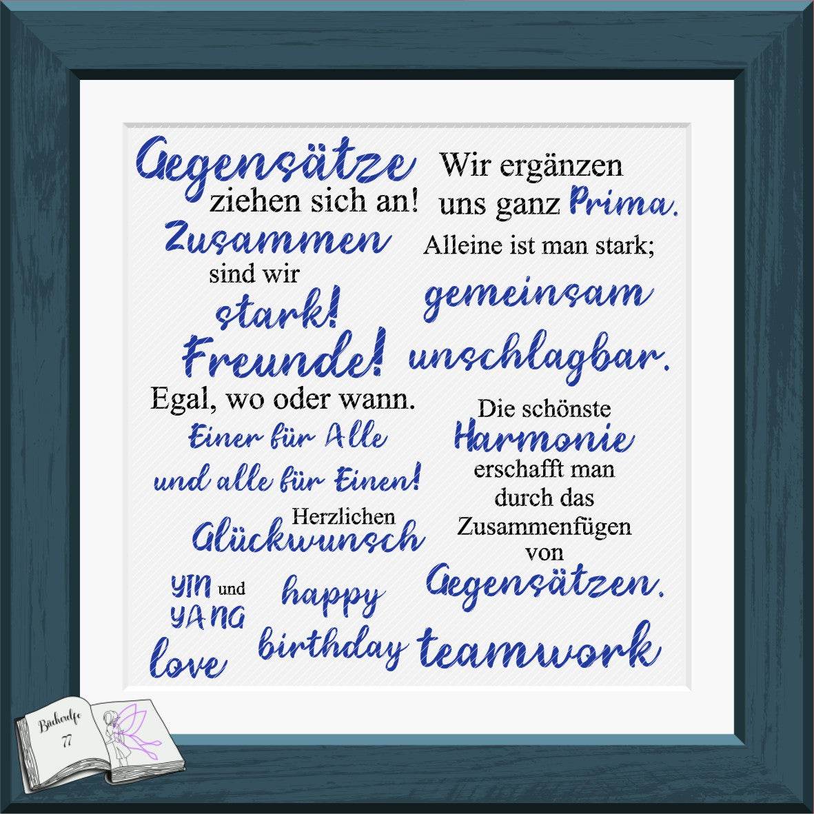 Digiset Yin und Yang mit Rosen Plotten, Sublimation, Drucken, Digistamp, Digipaper ! - Sewando