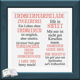 Digiset Erdbeere, Digistamp, Digipaper, Plotterdatei, Sublimation, Druck - Sewando