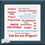 Digiset Christmas Penguin Plotterdatei, Sublimation, Digistamp, Digipaper - Sewando