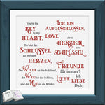 Digiset Herzschloss mit Schlüssel Plotterdatei, Sublimation, Digistamp, Digipaper - Sewando