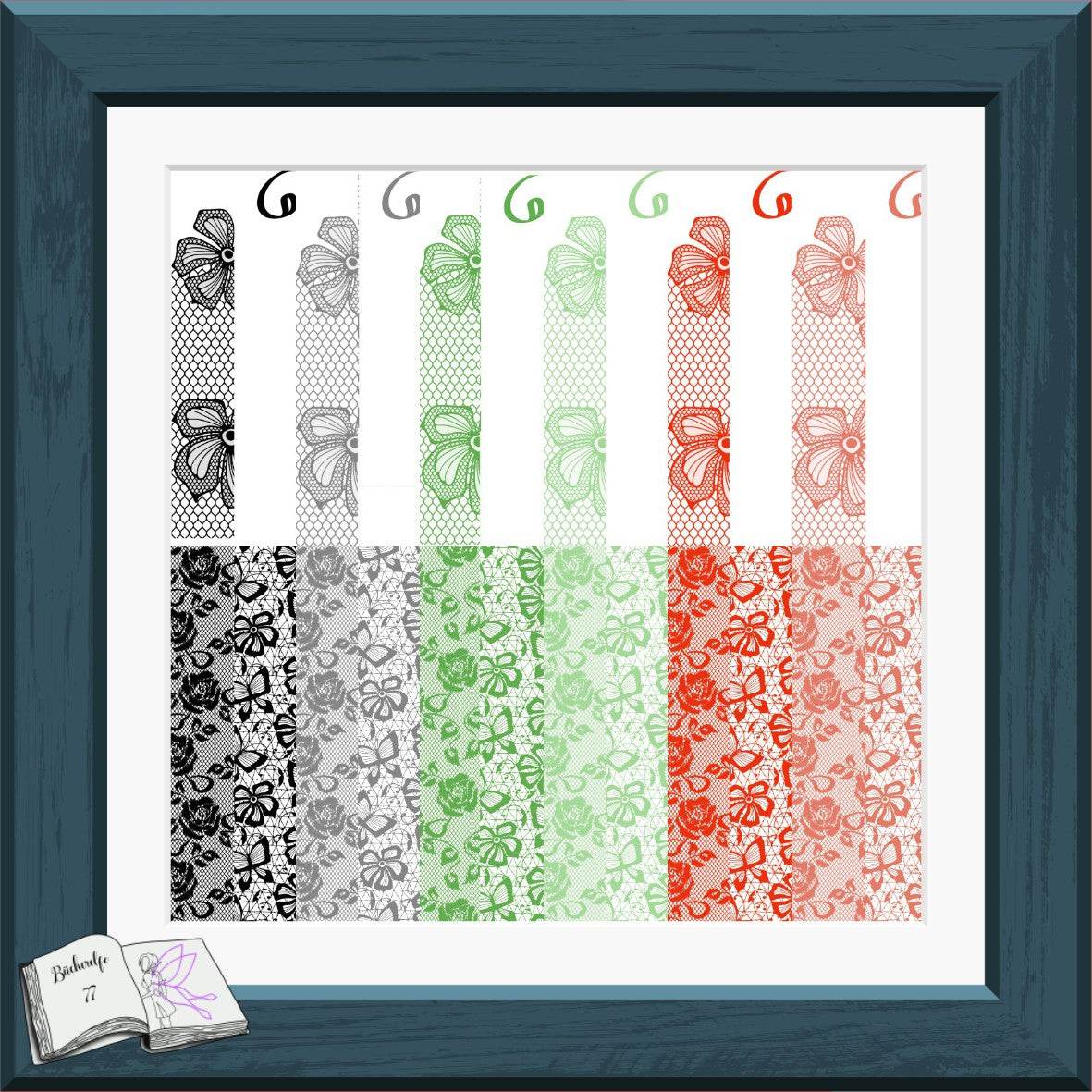 Digiset Marienkäfer Sublimation, Digistamp, Digipaper - Sewando