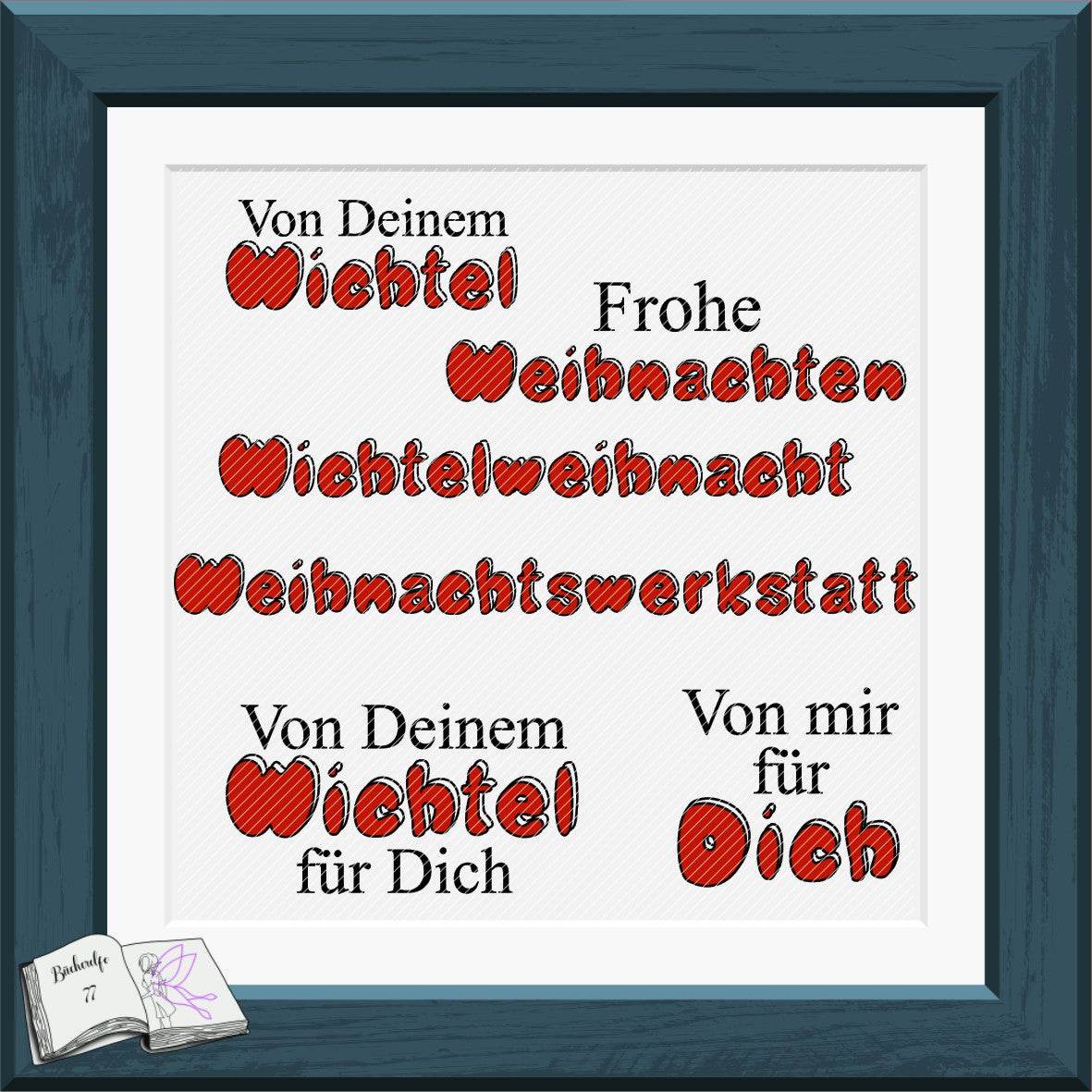 Plotterdatei Weihnachtswichtel Sublimation, Digistamp, Digipaper ! - Sewando