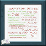 Digiset Äpfel, Digistamp, Digipaper, Plotterdatei, Sublimation, Druck - Sewando