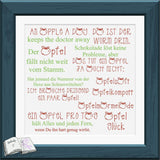 Digiset Äpfel, Digistamp, Digipaper, Plotterdatei, Sublimation, Druck - Sewando