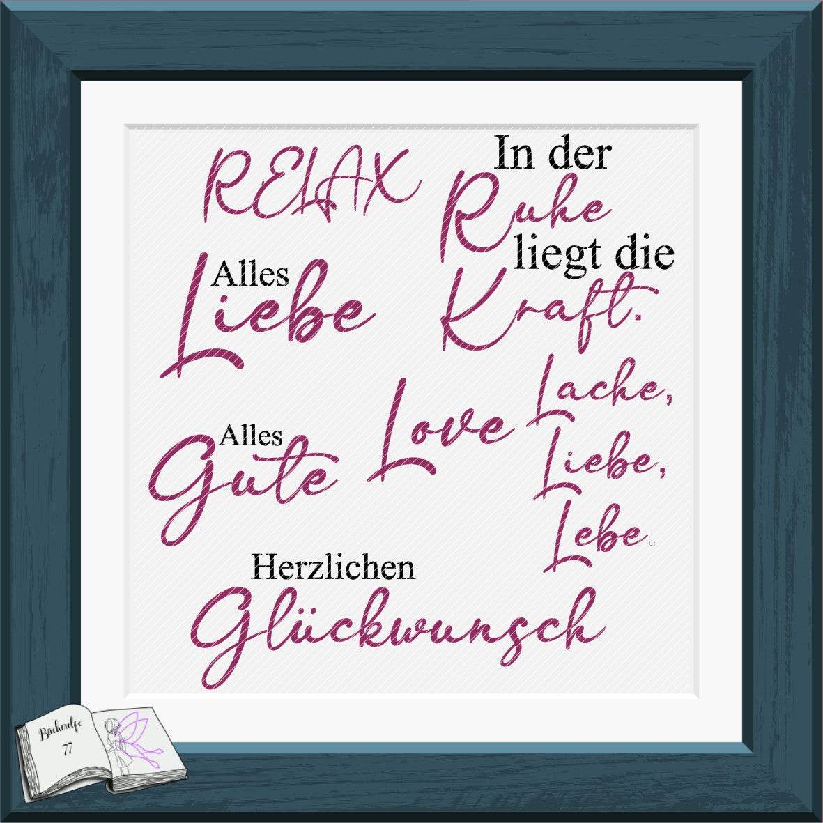 Digiset Mandala mit Oleander Sublimation, Digistamp, Digipaper - Sewando