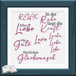 Digiset Mandala mit Oleander Sublimation, Digistamp, Digipaper - Sewando