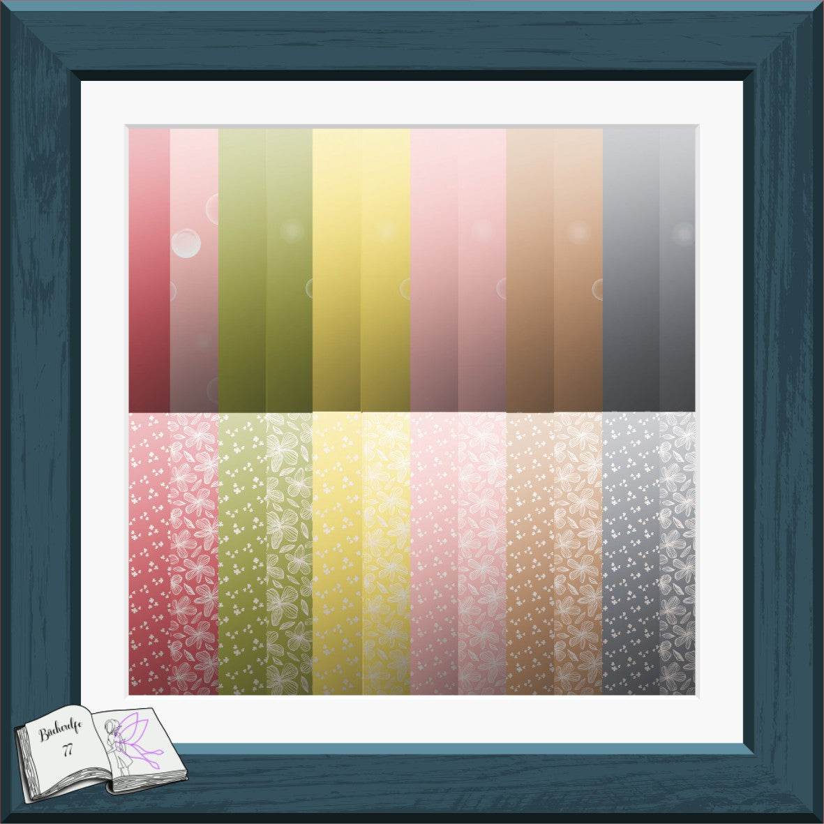 Digistamp Erdbeer Wichtel Hugo Sublimation, Plotterdatei, Digipaper ! - Sewando