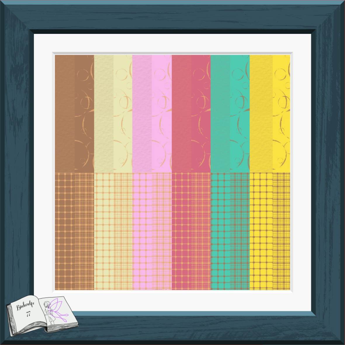 Digiset Eiszeit Plotterdatei, Sublimation, Digistamp, Digipaper - Sewando