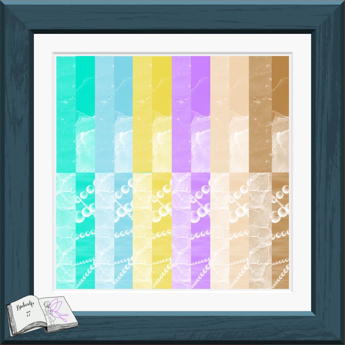 Plotterdatei Wassermann mit Anemone Sublimation, Digistamp, Digipaper ! - Sewando