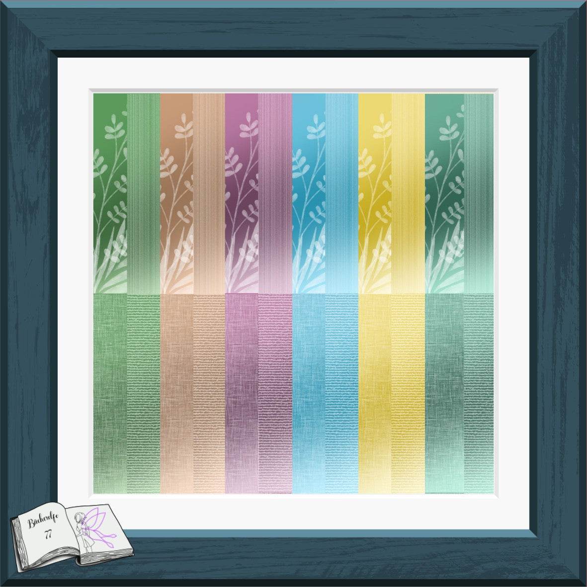 Digiset Löwe mit Gladiole Plotten, Sublimation, Drucken, Digistamp, Digipaper - Sewando