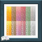 Digiset Blütenkreis, Digistamp, Digipaper, Plotterdatei, Sublimation, Druck - Sewando