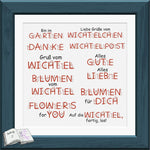 Digiset Blumenwichtel Plotterdatei, Sublimation, Digistamp, Digipaper - Sewando