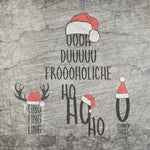 *Weihnachtsmützen* Plotterdatei - Sewando