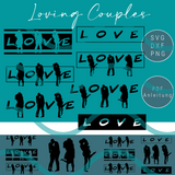 Plottervorlage "Loving Couples" Plotterdatei