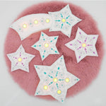 Stickdatei Set ITH Christmas Lights Adventskranz LED Winterdeko LED Sterne - Sewando