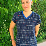 Basic-Shirt "Vite" Schnittmuster+Nähanleitung Gr. 40-58 | BU 106-155 cm :