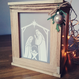 Plotterdatei Weihnachtskrippe 4 Designs