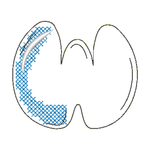 Stickdatei - BUBBLE Alphabet A-Z - Sewando