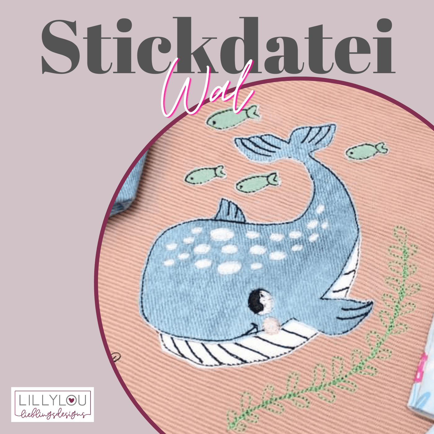 Stickdatei - Wal - Sewando