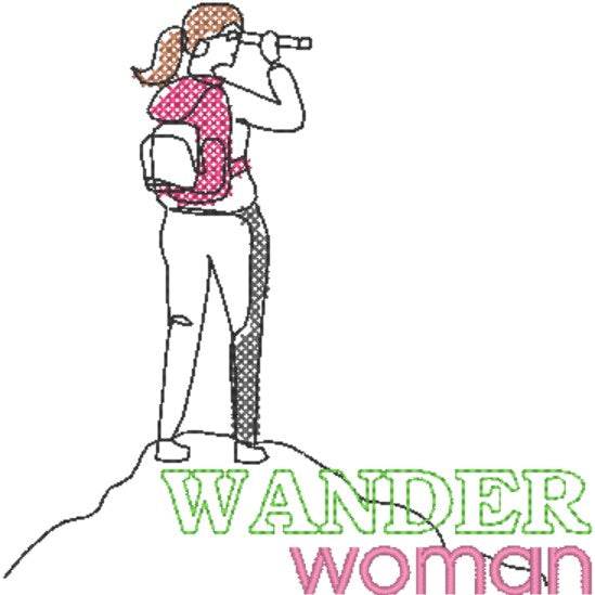 Stickdatei - Wanderliebe & WanderWOMAN - Sewando