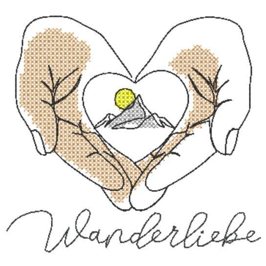 Stickdatei - Wanderliebe & WanderWOMAN - Sewando