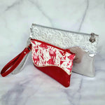 Schnittmuster Clutch Wave in Wellenoptik - Sewando