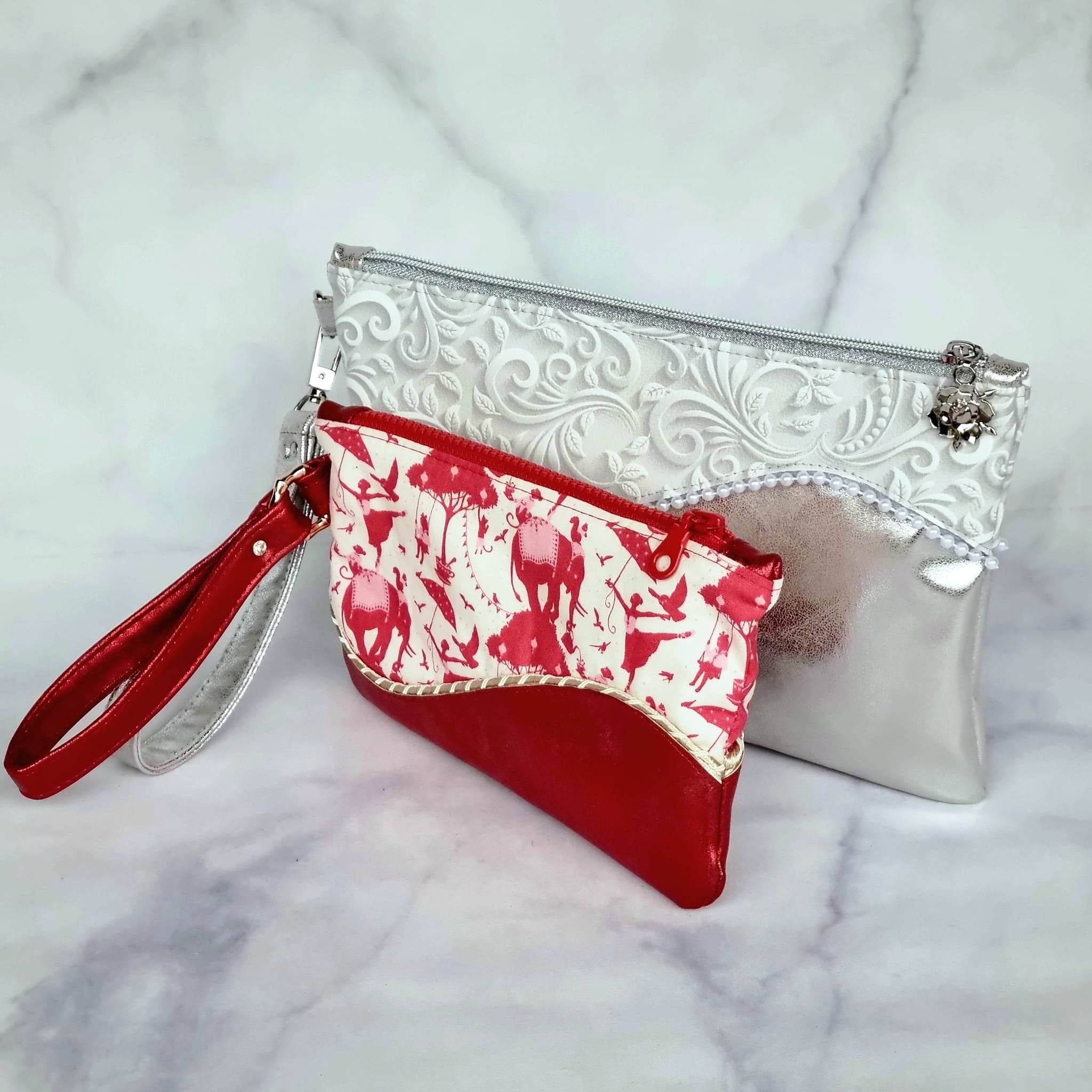 Schnittmuster Clutch Wave in Wellenoptik - Sewando