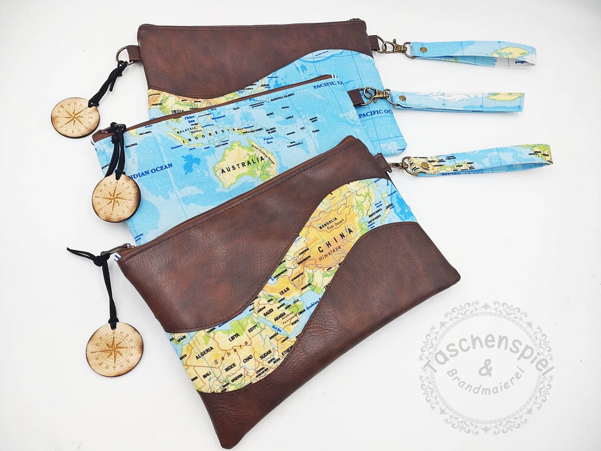 Schnittmuster Clutch Wave in Wellenoptik - Sewando