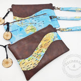 Schnittmuster Clutch Wave in Wellenoptik - Sewando