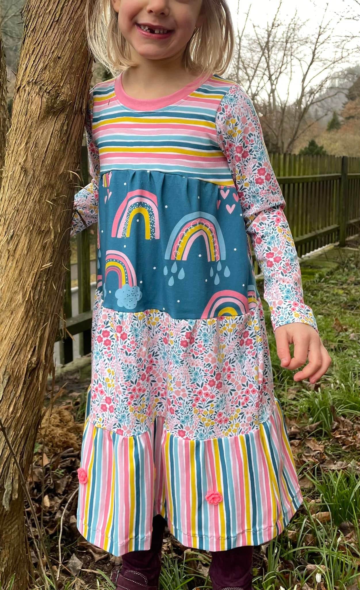 Happy Keylee - Gr 86-164 - Stufenkleid + Tunika Schnittmuster - Sewando
