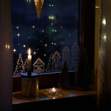 Plotterdatei SVG - Winterlandschaft | Weihnachten Häuserreihe – Christmas Village - Sewando