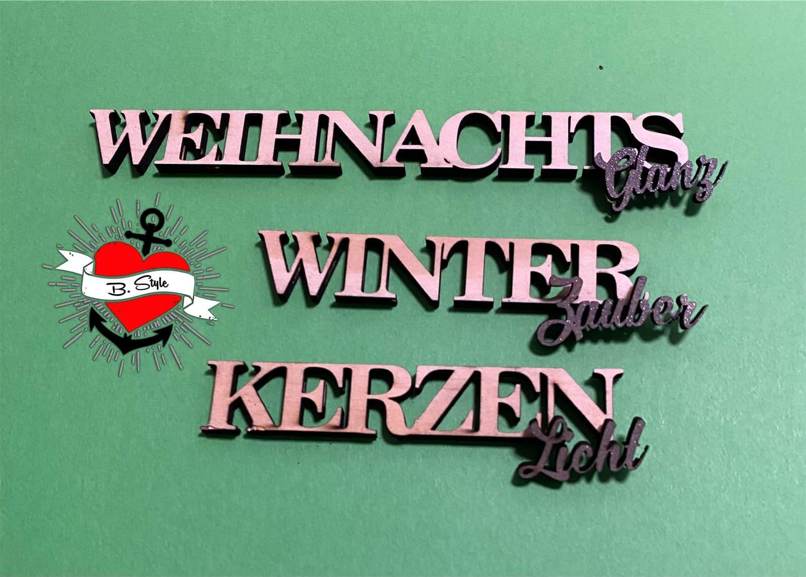 *Weihnachts Duos* Laser- und Plotter Mix& Match Datei - Sewando