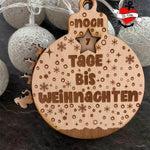 *Weihnachtscountdown* Laserdatei, Plotterdatei - Sewando