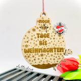 *Weihnachtscountdown* Laserdatei, Plotterdatei - Sewando