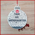 *Weihnachtscountdown* Laserdatei, Plotterdatei - Sewando