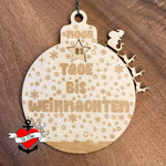 *Weihnachtscountdown* Laserdatei, Plotterdatei - Sewando
