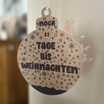*Weihnachtscountdown* Laserdatei, Plotterdatei - Sewando