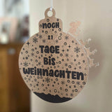 *Weihnachtscountdown* Laserdatei, Plotterdatei - Sewando