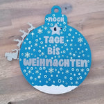 *Weihnachtscountdown* Laserdatei, Plotterdatei - Sewando
