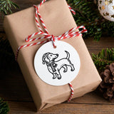 Plotterdatei Weihnachtsdackel - Sewando