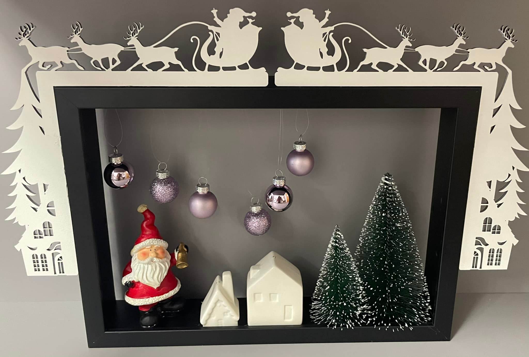 3D Druckdatei *Weihnachtskantenhocker* Laserdatei, Plotterdatei - Sewando
