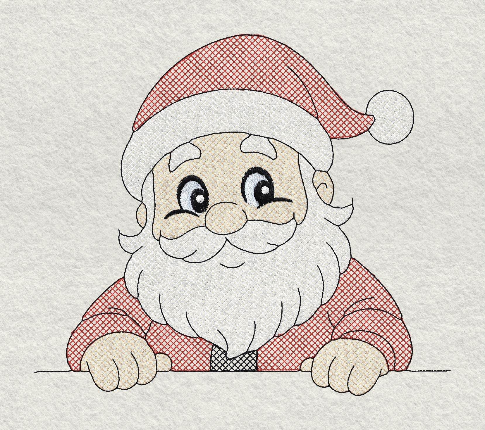 Stickdatei Weihnachtsmann Set 2591 - Sewando