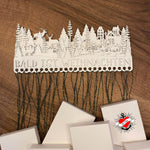 Basteln *Weihnachtssilhouette Adventskalender* Laser-& Plotterdatei - Sewando