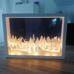 Basteln *Weihnachtssilhouette Adventskalender* Laser-& Plotterdatei - Sewando