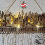 Basteln *Weihnachtssilhouette Adventskalender* Laser-& Plotterdatei - Sewando
