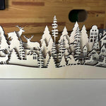 Basteln *Weihnachtssilhouette Adventskalender* Laser-& Plotterdatei - Sewando