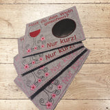 Stickdatei Mug Rug Hast du den Wein gesehen Set 822 - Sewando