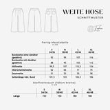 Weite Hose mit oder ohne Kellerfalte und Gummibund in S-XL - Sewando