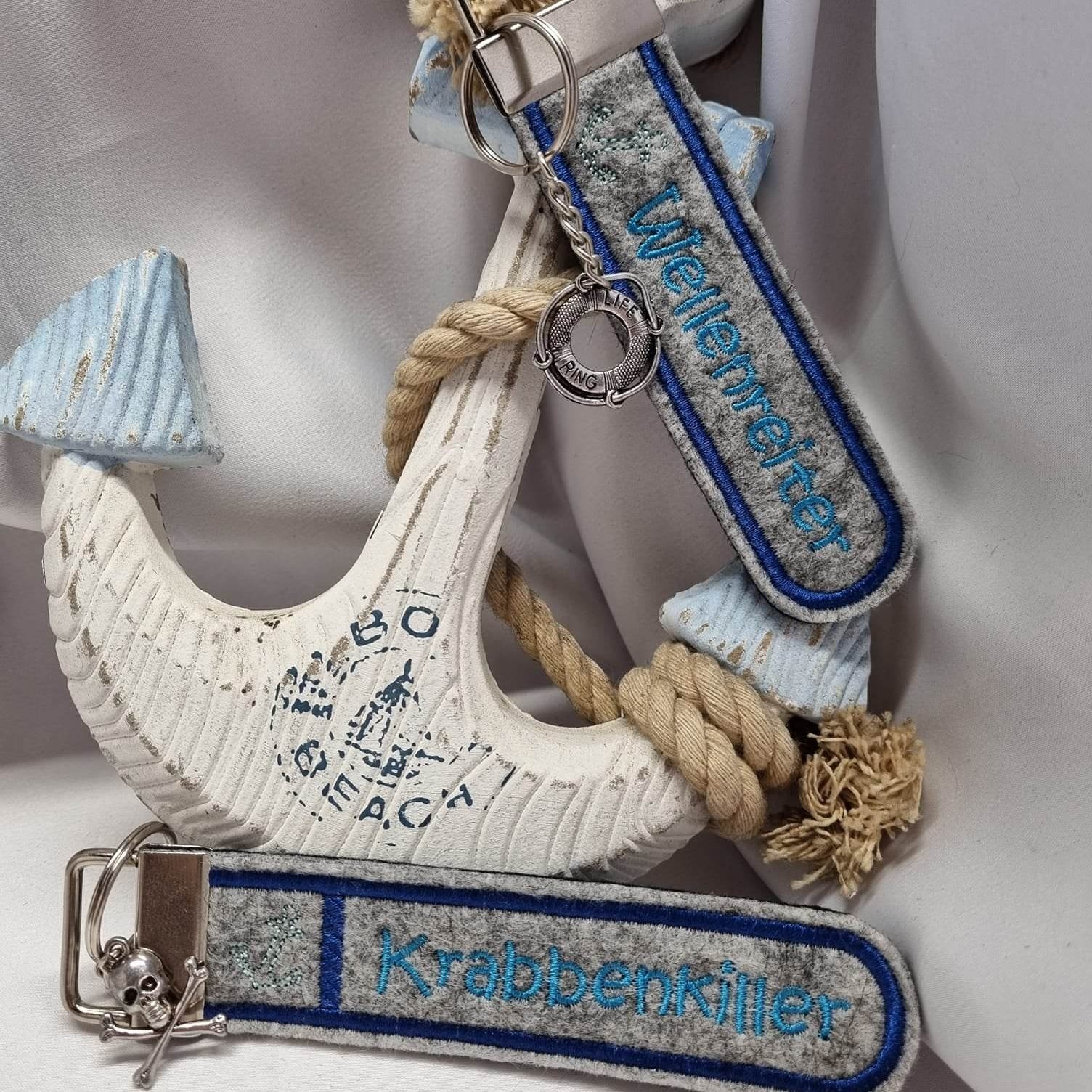 Stickdatei Set ITH Schlüsselanhänger Maritim Vol. I - Sewando